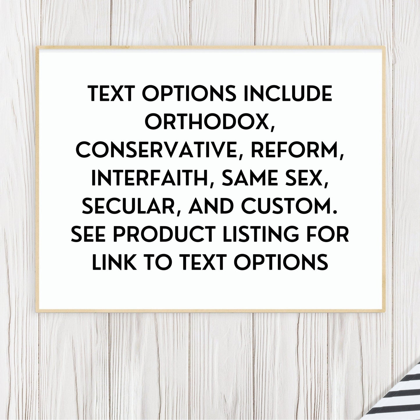 Blue Huppah ketubah personalized with Names