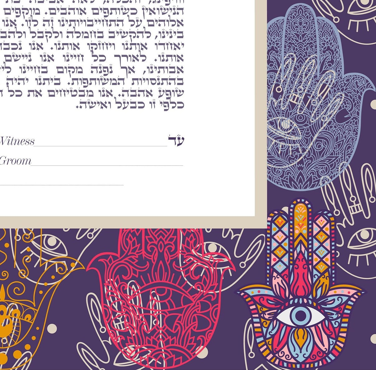 Hamsa Ketubah