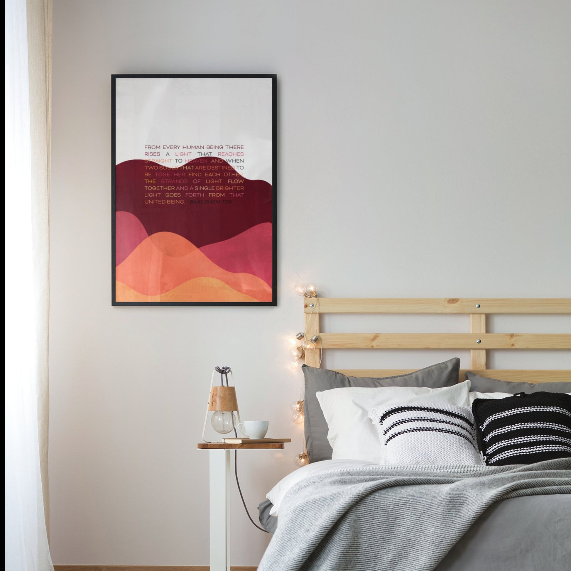 Baal Shem Tov soul mates quote art print