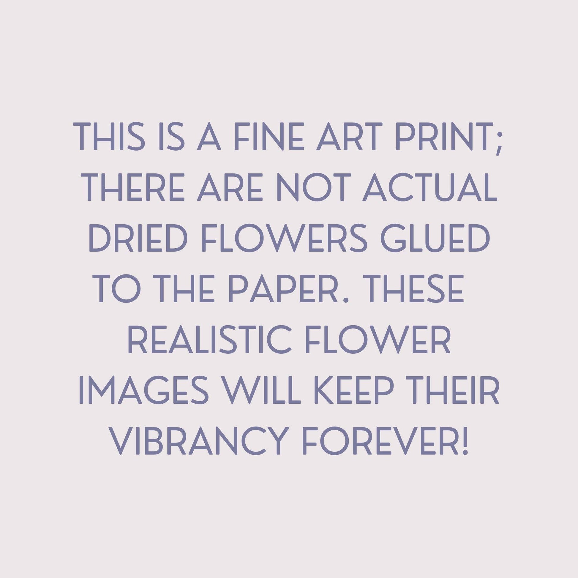 Pressed green botanicals ketubah