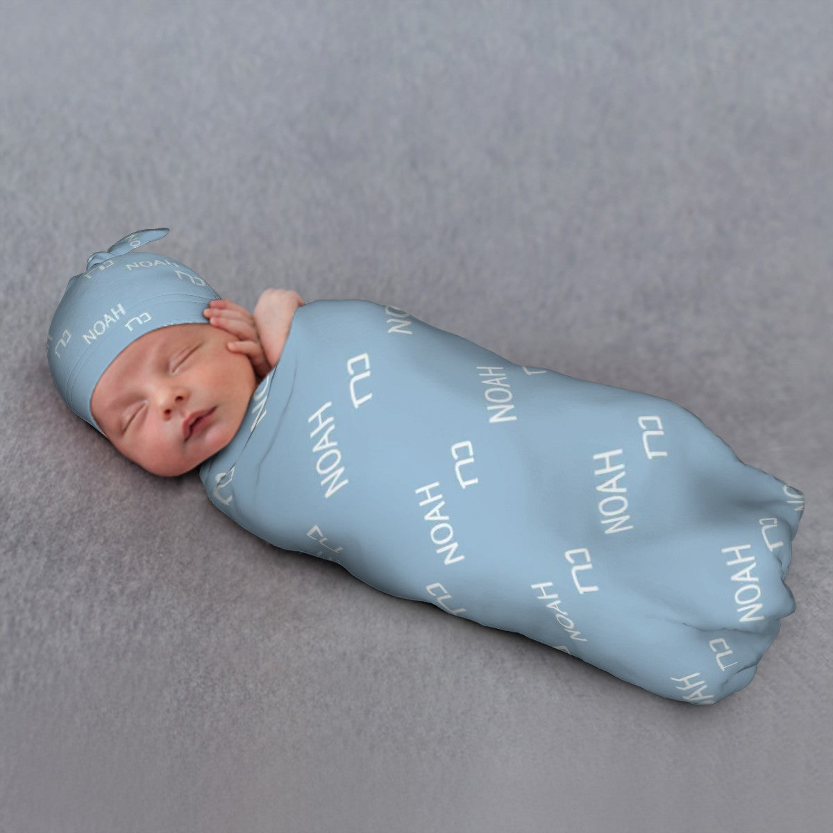 Hebrew name swaddle blanket