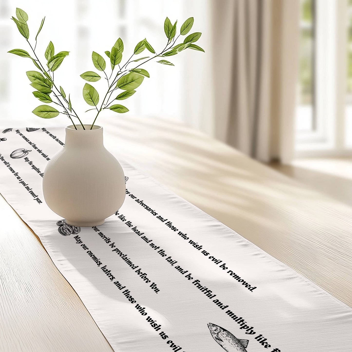 Rosh Hashana Table Runner