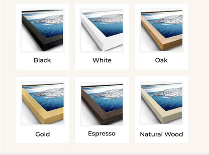 the frames are 100 % wood and 85 % gold and espresso are 25