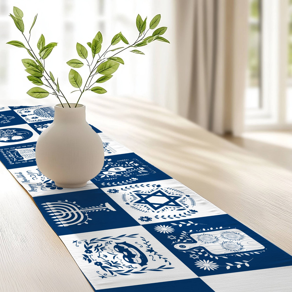 hanukkah table runner