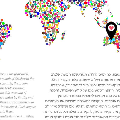 Long Distance Relationship Ketubah