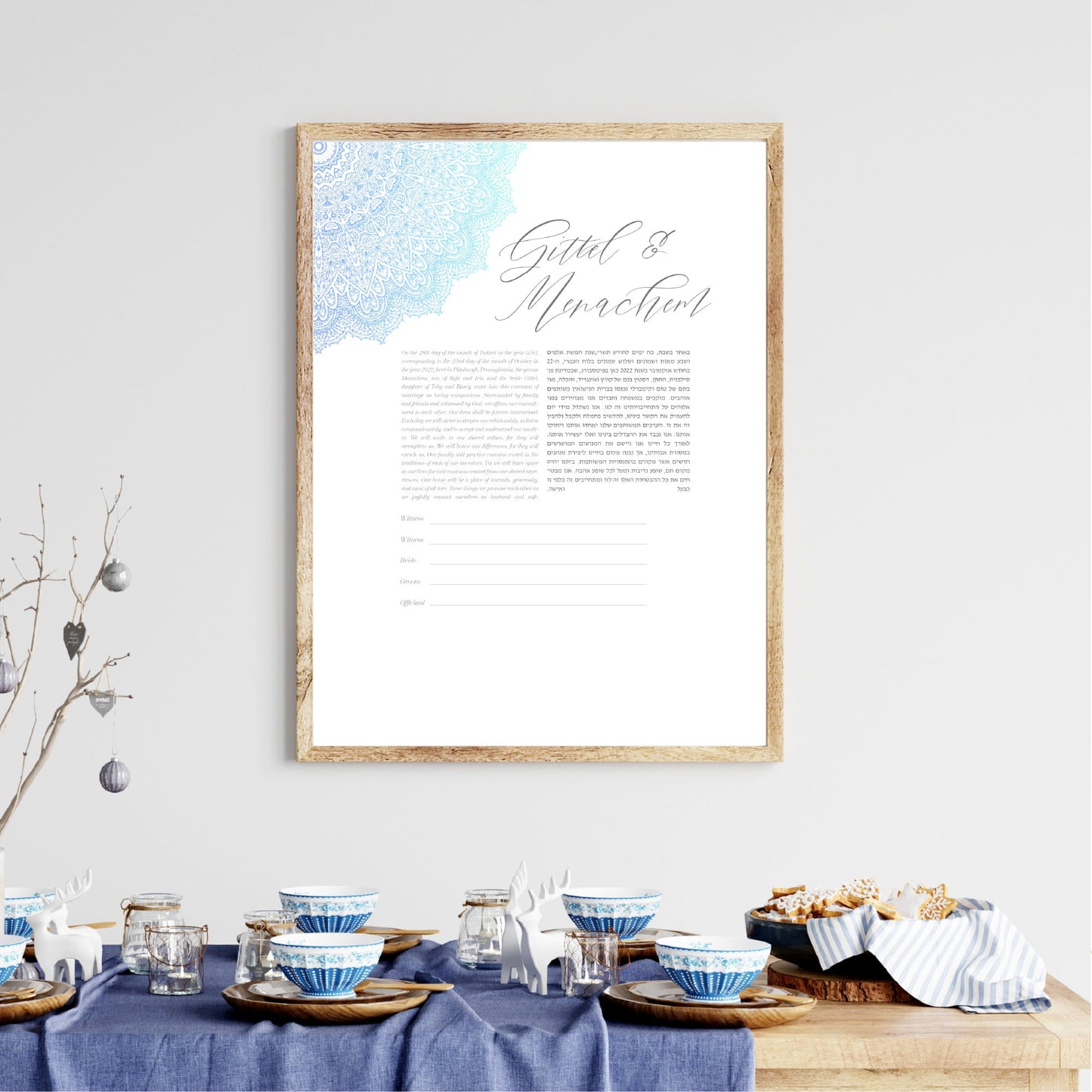 Delicate Mandala Ketubah