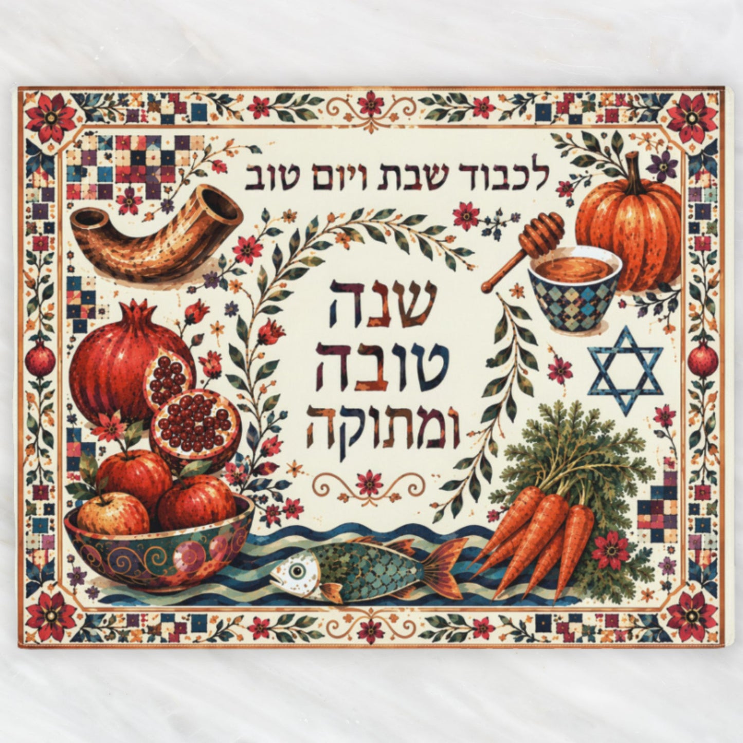 Rosh Hashana Challah Cover