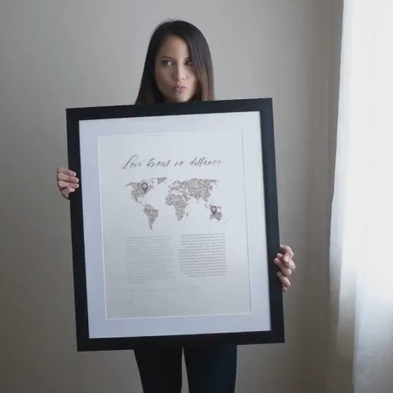 Long Distance Relationship Ketubah