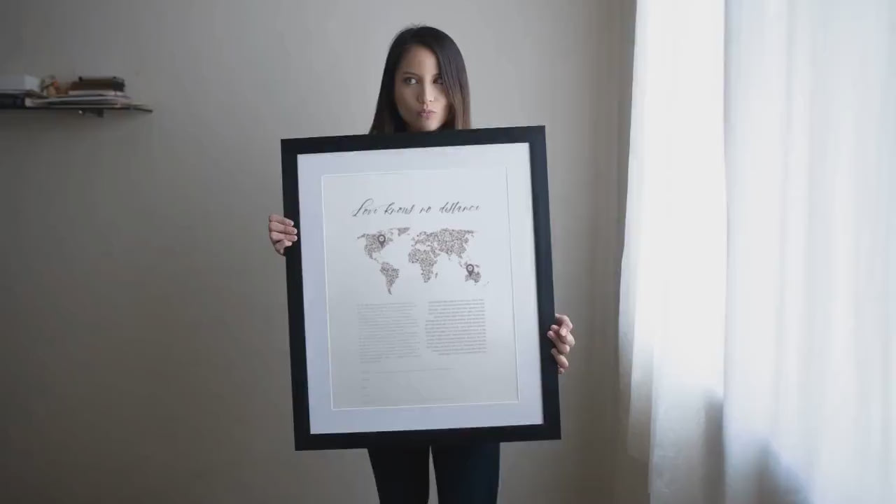 Long Distance Relationship Ketubah